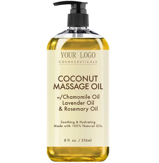 Coconut massage oil